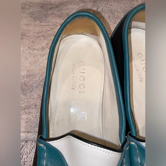 WORN 3x Gucci 1953 Horsebit Loafers Moccasins Boat Deck  display picture 1